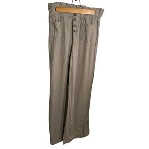 Sincerely Jules Paper Bag Waist Pant Greige M